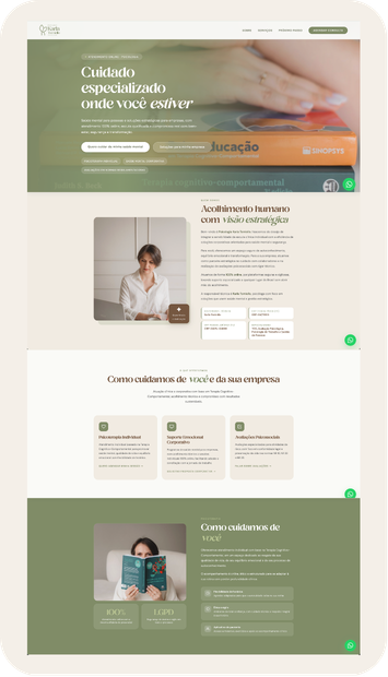 Landing page Psicóloga Karla Tomiello
